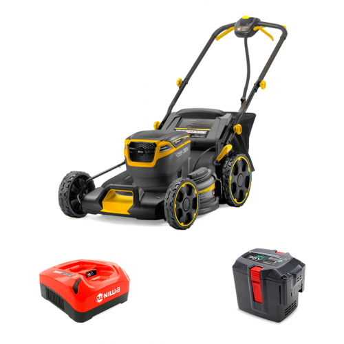 kit Cortacésped Niwa 36V BCPW-900 + Cargador Niwa 36V BLW-036 + Batería Niwa 36V 4Ah BBW-364