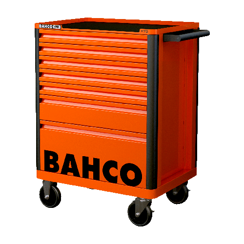 Carro De 26 Con 7 Cajones Naranja Medidas 693Mm X 510Mm X 955Mm Bahco