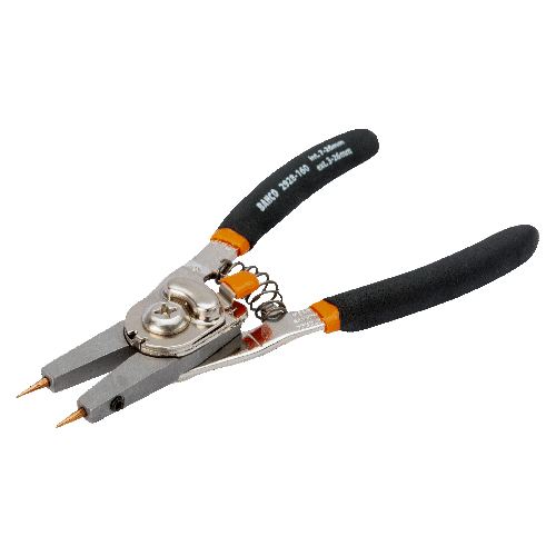 Alicates Reajustables Para Anillos De Seguridad Interiores Y Exteriores 200Mm Bahco