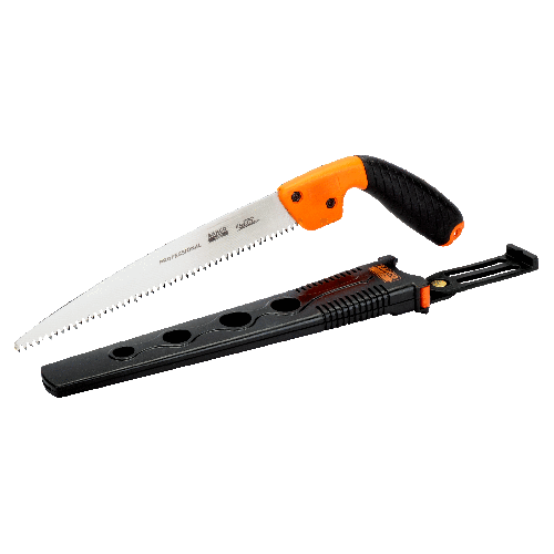 Serrucho De Poda Manual Con Mango De 2 Componentes Y Funda Para Cortar Ramas Verdes 5 Tpi 9-1/2  Bahco