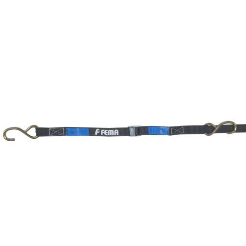 Cinta amarre Fema 25mm x 4mt - con traba - 250kg