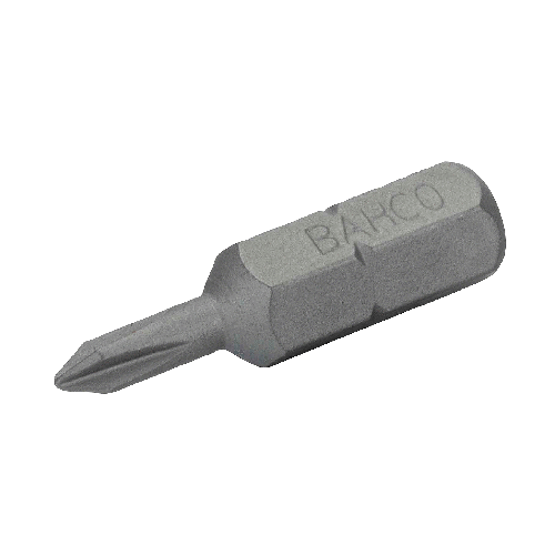 Punta 1 4 De Destornillador Estandar Para Tornillos De Cabeza Phillips Ph2 De 25Mm  100 Piezas Bolsa Plastica Bahco