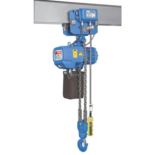 Aparejo Fema 5 Tn - 6m Cadena - 380v - C/Traslacion Electrica - Control 24v