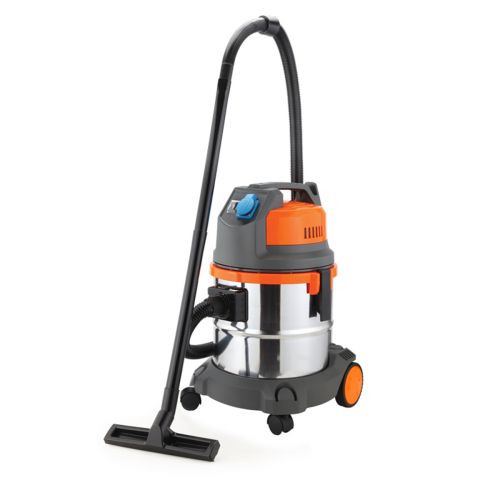 Aspiradora Hogar Fema 20 Litros 1400 W Acero Inoxidable C/Ruedas