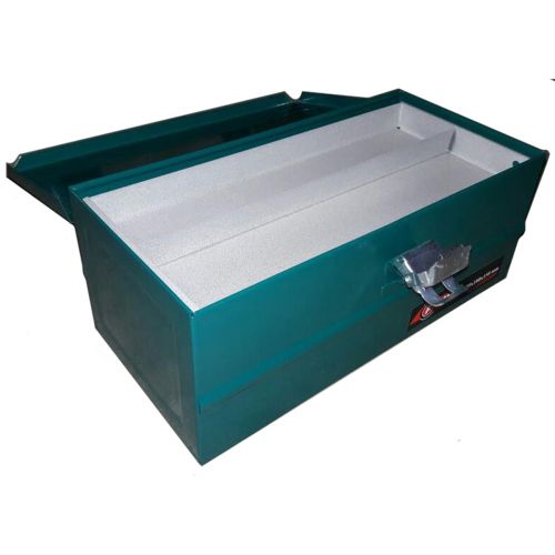 Caja de Herramientas Chapa Reforzada 375x180x150 mm Con Bandeja