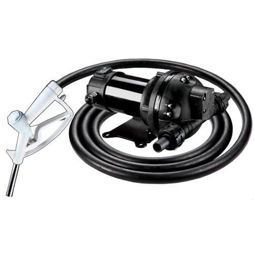 Kit Electrobomba Manguera y Pistola Apto Químicos 12v