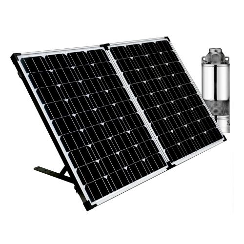 Kit Electrobomba Sumergible 4” 24v 120w + Panel Solar