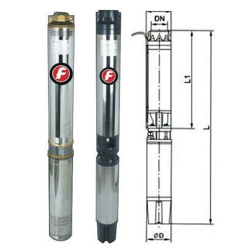Electrobomba Sumergible Agua 4 Pulgadas 7,5hp 380v 5,5kw