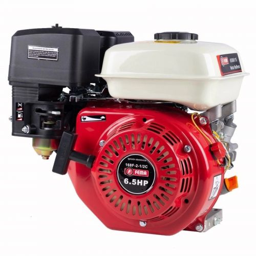 Motor 6,5hp -Eje Cilíndrico - C/Reductor -Embrague Modelo Fema 168