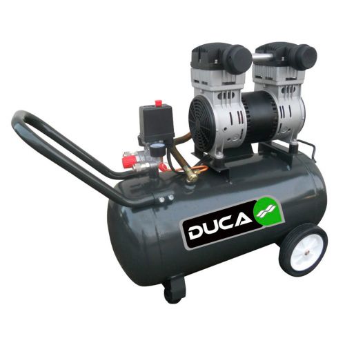 Compresor Carter Seco 50lts 2hp Duca Tanque Acero 2 Salidas