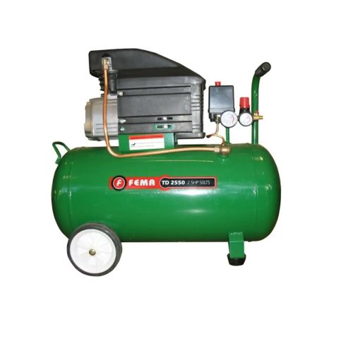 Compresor Aire Fema 2.5 Hp 50 Lts 220v