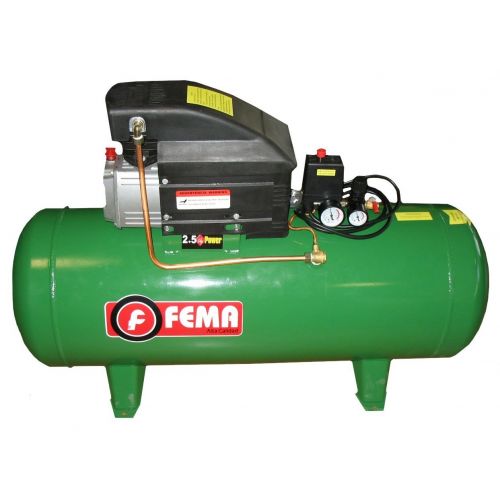 Compresor Fema 2.5HP X 100Lt. 220V. 4 Patas