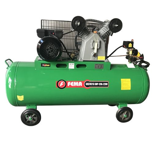 Compresor Aire Fema Correa 120 Litros 3 Hp 220v