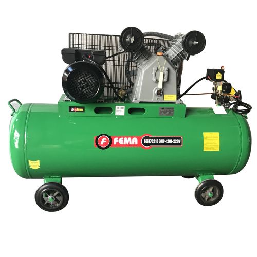 Compresor Aire Fema Correa 120 Litros 3 Hp 220v