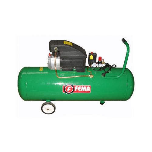 Compresor Fema 2,5HP X 120Lt. 220V. C/Ruedas