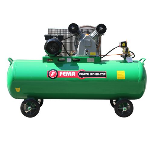 Compresor Aire Fema A Correa 3 Hp 180 Lts 220v