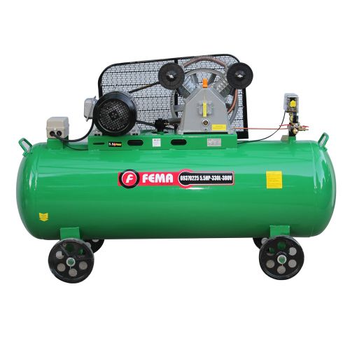 Compresor Aire Correa Fema Trifásico 330 Lts 5,5 Hp 633 L/m