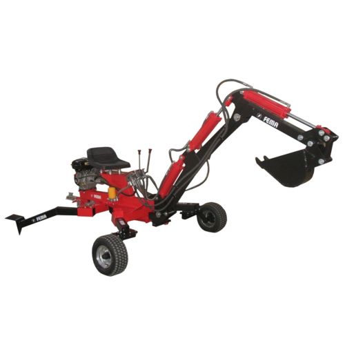 Excavadora Hidráulica 9 Hp Fema Giro 120 Grados Pala 300 Mm