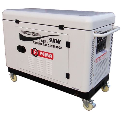 Generador Gas Natural Fema-14000 9kw 220v Insonorizado