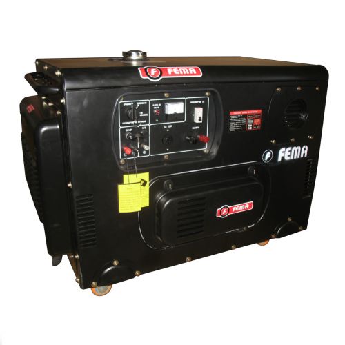 Generador Diesel Fema-15000 11.2Kva 220v Insonorizado C/Transferencia