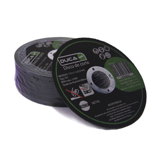 Disco Corte 115 x 1,0 x 22,2 Inoxidable Metal Caja 50 Unidades 