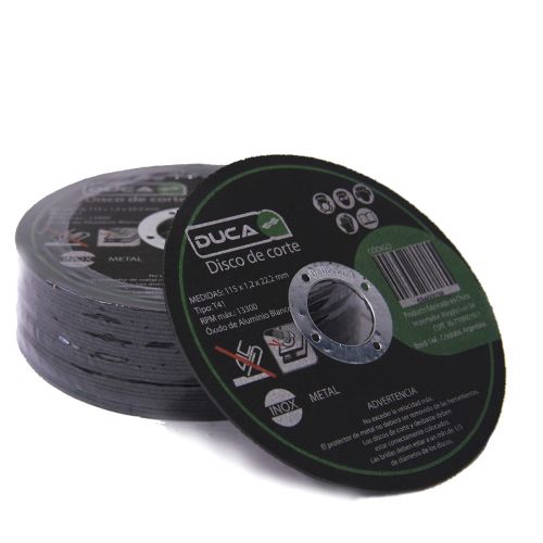 Disco Corte 115 x 1,2 x 22,2 Inoxidable Metal Caja 50 Unidades