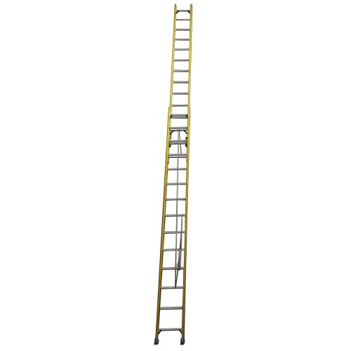 Escalera Extensible Fibra De Vidrio 2x14 Peldaños 436/772 Cm