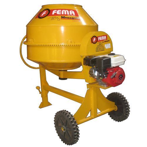 Hormigonera Mezcladora Fema 400Lt C/Motor 6.5 Hp Embrague Reductor