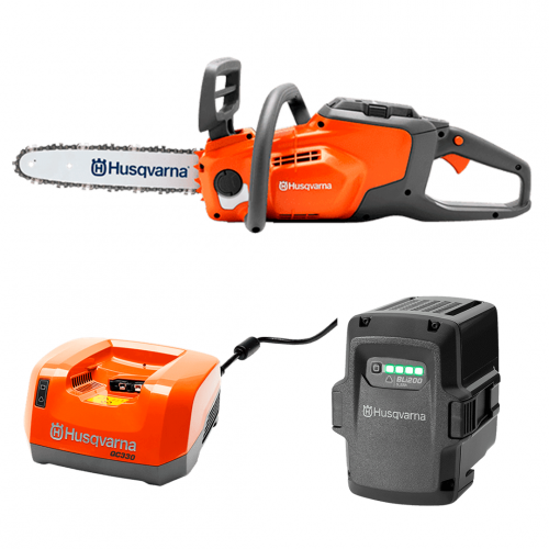kit Motosierra Husqvarna 120i + Cargador QC330 + Batería BLI200