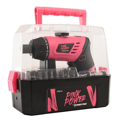 Atornillador a bateria Dowen Pagio Pink Power - 3.6v – 50 piezas