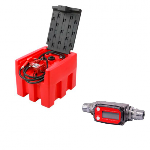 Promo Tanque 200 Litros C/Kit Surtidor P/Nafta 12v Fema + Cuenta Litros Electrónico de Regalo