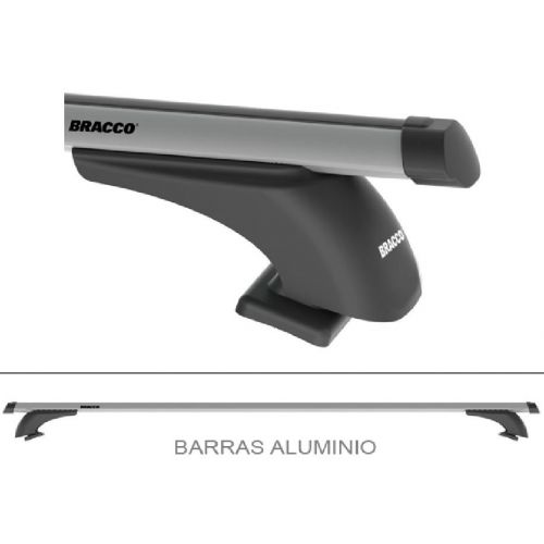 Juego Barras De Aluminio Oval Largo 137 Cm Bracco