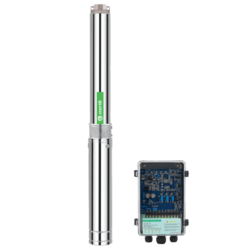 Bomba Solar Sumergible 3” Centrífuga - Q máx.: 2.2m³/h – Alt. máx.: 12m – 24V 120W