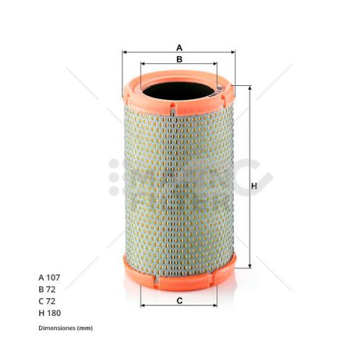 Filtro Aire Renault Ra C 11 455 Ue1 C11456 Mann