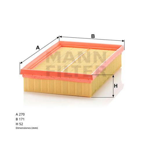 Filtro Aire Stylo 1.9 2002 (Ue1) # C28105 Mann