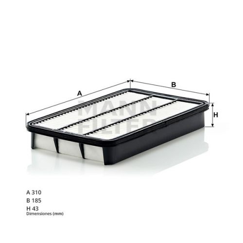 Filtro Aire Toyota Camri (Ue1) C31126 Mann