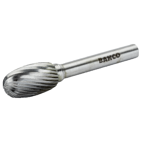 Lima Rotativa Ovalada De Carburo De Tungsteno 8Mm X 16Mm Para Metal Medio 18 Tpi 6Mm  Bahco