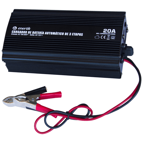Cargador Automático de Batería 12Vcc - 20A (con 3 etapas de carga)
