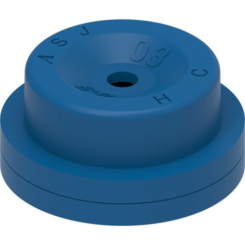 Cono Hueco Polimero 80° Azul HC03