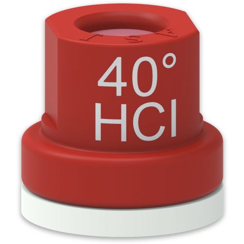 Cono Hueco Ceramica 40° Roja HCI4004