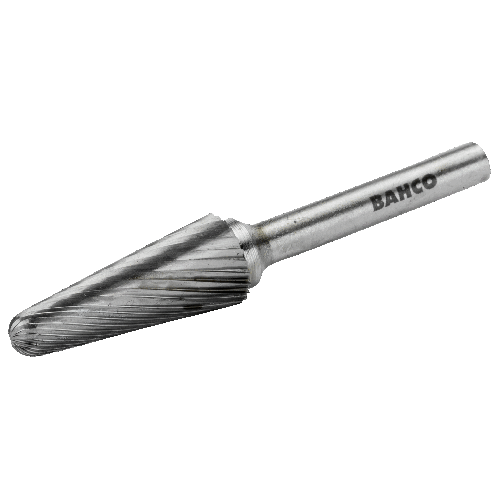 Fresas Rotativas De Nariz Redonda Conica De Carburo De Tungsteno De 12Mm X 25Mm Para 24 Tpi De Metal Medio De 6Mm  Bahco