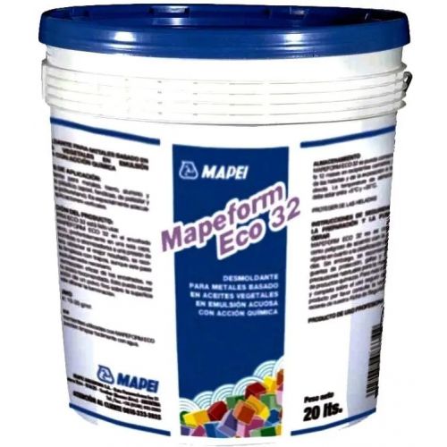 Desmoldante Para Metales Natural Mapeform Eco 32 20L