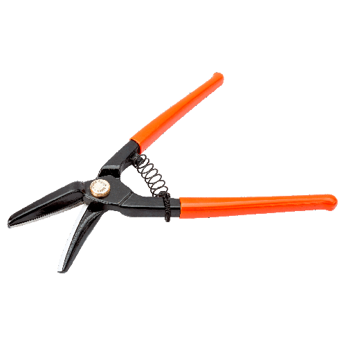 Tijera Para Chapa Industrial Tradicional De Corte Recto Y A Derecha Con Dos Hojas Delgadas Y Muelle De Retorno 270Mm  Bahco