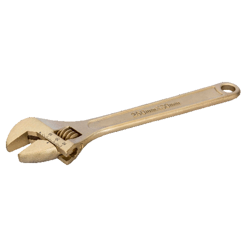 Llave Ajustable Antichispa Con Tuerca Central De Bronce Aluminio 250Mm  Bahco