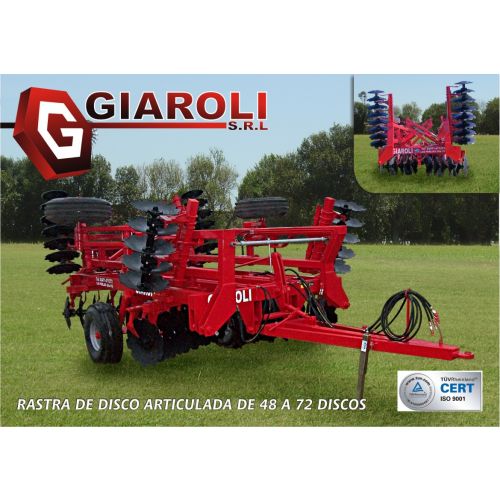 Rastras De Discos Articulada (160-100) 64x24