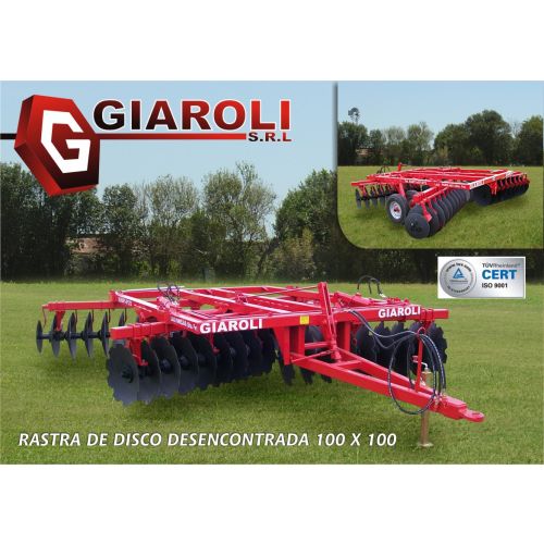 Rastra De Discos Desencontrada (100-100) 48x24