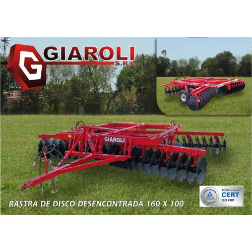 Rastra De Discos Desencontrada (160-100) 28x24