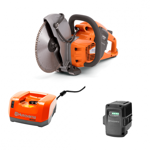 Kit Cortadora Husqvarna K535i + Cargador QC330 + Batería BLI200