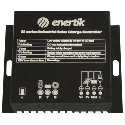 Regulador Solar PWM IP67 10A - 12V/24V