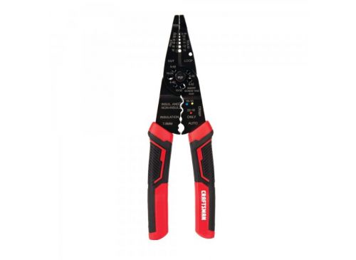 Pinza Profesional Craftsman Bi Material Pelacables 8"